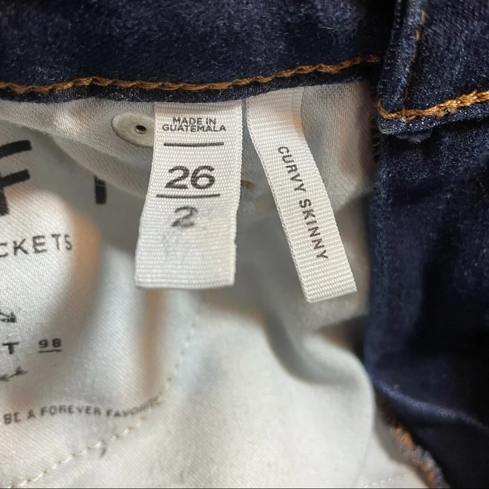 LOFT curvy skinny jeans